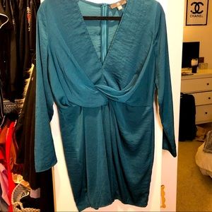 Missguided, Emerald green dress, worn once.